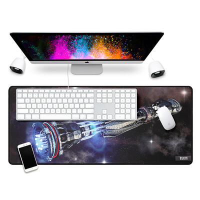 

BUBM gaming mouse pad oversized table mat thick keyboard pad rubber table mat precision edging bottom non-slip office games are suitable for interplanetary flight XJZD-01