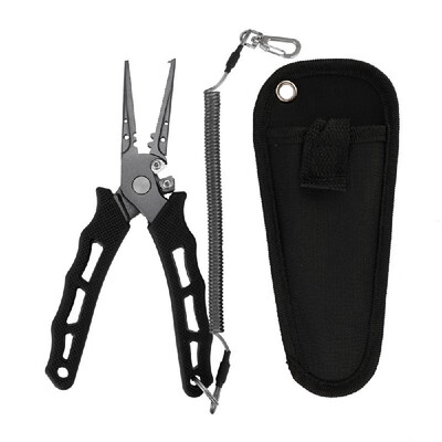

Stainless Steel Fishing Pliers Clamp SplitRing Tungsten Steel Blade Line Cutter Multifunction Fishing Tackle Tool