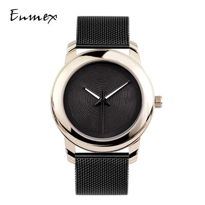 

Qixi Festivals gift translation Enmex all-black lens concept tonal watch movement digital tide cool watch