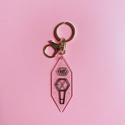 

CAR-TOBBY Kpop BLACKPINK EXO Acrylic Keychain Keyring Pendant Accessories