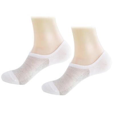 

Men Summer Breathable Mesh Color Block Anti-slip Invisible Low Cut Boat Socks