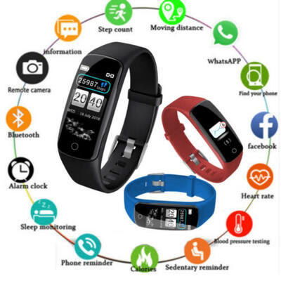 

Smart Sport Watch Blood Pressure Heart Rate Monitor IP68 BT 40 for Andriod IOS