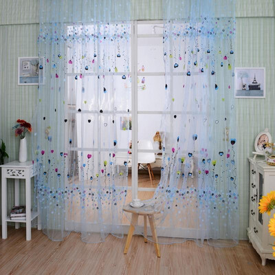 

Balloon Tulle Voile Door Window Curtain Drape Sheer Valances