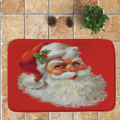 

Tailored Merry Christmas Welcome Doormats Indoor Home Carpets Decor 40x60CM
