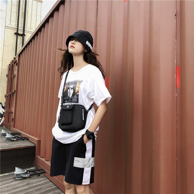 

Texture breast bag lady oblique shoulder lady bag graffiti bag cartoon Sesame Street small bag