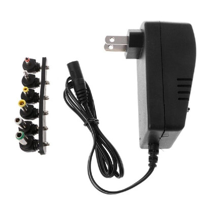 

345675912V 3A AC DC Adjustable Adapter 30W Universal Electricity Charge with 6 Standard Output Plugs