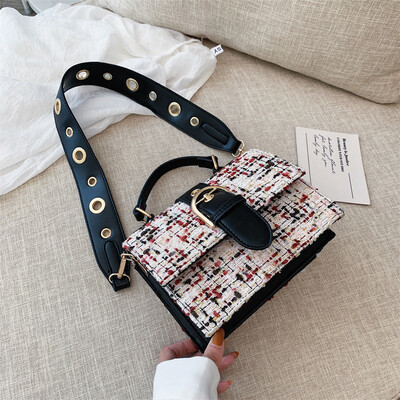 

North bag handheld small bag woman 2019 new spring&summer women bag fashion 100 small square bag Korean version oblique should