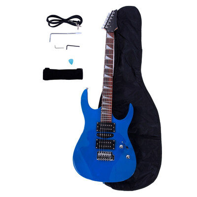 

Ktaxon Practice Beginner Electric Guitar w Bag Strap Pick & Accessories 4 Colors