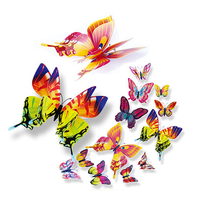 

〖Follure〗3D DIY Wall Stickers Fridge Magnet Home Decor Butterfly Stickers Room Decor