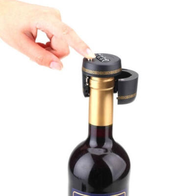 

2018 Fashion Creative New Tools Wine Bottle Lock Black