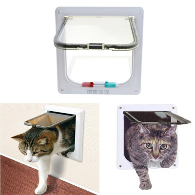 

Siaonvr Large Cat Door Outer Size With 4 Way Locking Waterproof Cat Flap Door