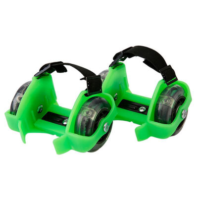 

Easy-on Street Rollers Heel Skates Adjustable Flashing Heel Wheels Clip on Skates for Kids & Adults