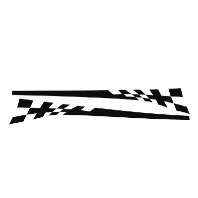 

Universal Racing Flag Vinyl Decal Car Styling Door Side Skirt Stripes Auto Body Decor Sticker