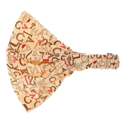 

Childrens 100 Cotton Printed Hair Band Elastic Headband Headscarf UK