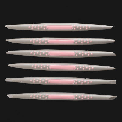 

Greensen 6Pcs Colorful Rubber Carving Pen Handle Carved Soft Potter Sculpture DIY Art Tool