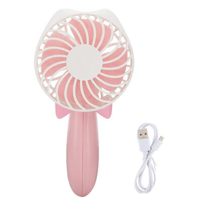 

Greensen 1Pc Foldable Handheld Mini Cute Cat Ear Fan Rechargeable USB Portable Cooling Fans