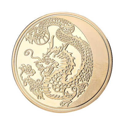 

Chinese Dragon Pattern Commemorative Coin Challenge Gift Collection Memorial Souvenirs Collectibles Decoration Coin