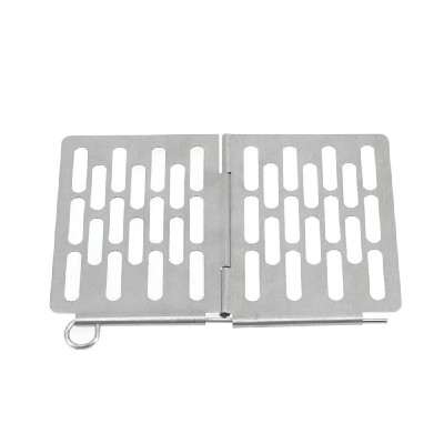 

Mini Stainless Steel Folding Barbecue Basket Portable BBQ Grill Basket Grate