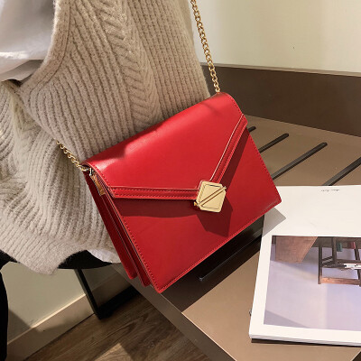 

Net red texture small bag female 2019 new Korean fashion single shoulder small square bag ins wild chain Messenger bag