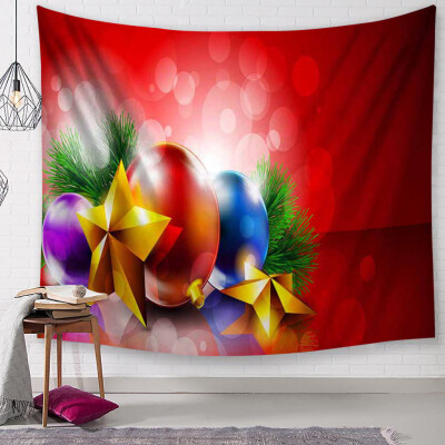 

Gobestart Christmas Tapestry Santa Print Wall Hanging Tapestry Art Home Decor