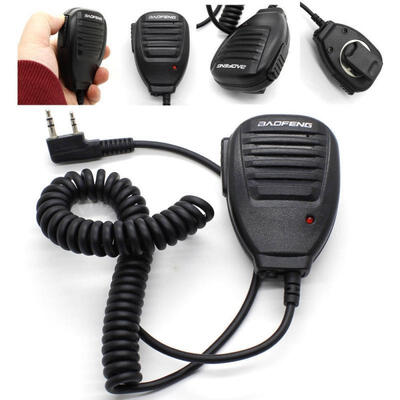 

Handheld BAOFENG UV-5R V2 BF-F8 WP970 888s Speaker Mic Walkie Talkie Radio