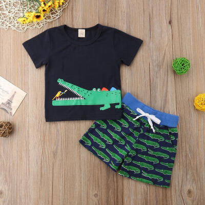 

Fashion Toddler Baby Kid Casual Short T-shirt Top TeeShorts Pants Summer Outfit