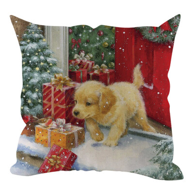 

〖Follure〗Christmas Pillow Cover Pillowcases Decorative Sofa Cushion Cover Home Decoration