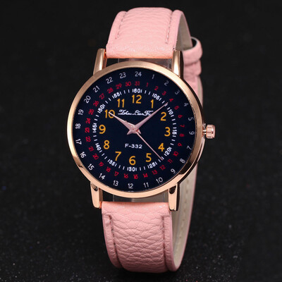 

Genuine Womens Roman Numerals watches women clock Luxury Fashion Leather Band Analog Quartz Round WristWatches Montre Femme &Ff