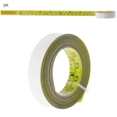 

Inch & Metric Self Adhesive Tape Steel Measure Miter Saw Scale Miter Track Ruler