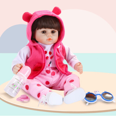 

Siaonvr Lifelike Reborn Baby Doll 48cm Newborn Doll Kids Girl Playmate Birthday Gift