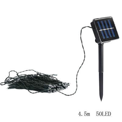 

50 Led Solar Power Fairy Light String Strip Lamp Party Xmas Garden 45M