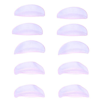 

5 Pairs Silicone Eyelash Perming Curler Curling Fake Eye Lashes Shield Pad