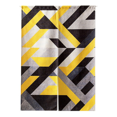 

Colorful Geometric Cotton Linen Curtain Door Curtains For Home Living Room Door Hotel Cafe Interior Decoration Solid Curtain