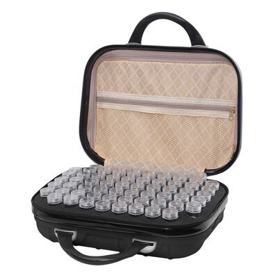 

132 Bottles Diamond Painting Storage Box Bead Container Embroidery Handbag