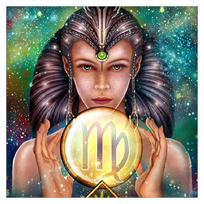 

5D DIY Full Drill Diamond Painting Virgo Cross Stitch Embroidery Mosaic Kit