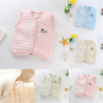 

Toddler Baby BoysGirl Winter Add Wool outerwear Vest Coats Kids Jacket Clothes