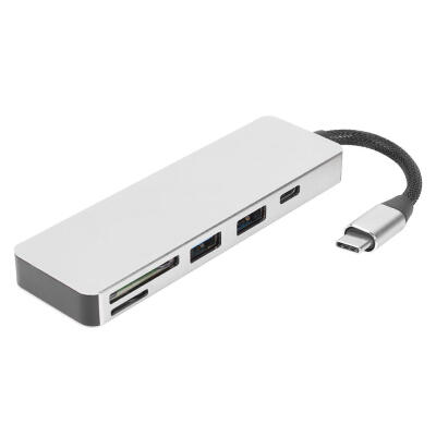 

5 in 1 USB30 Type-C TF Secure Digital Card Reader USB-C HUB Converter