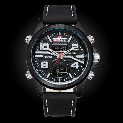 

Multi Fashionable Sport Electric Watch Waterproof Quartz Night Light Wristband For Men