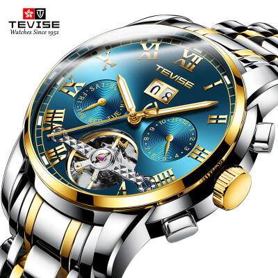 

Swiss tevise Tweiss 2019 new popular watch mens mechanical watch multifunctional network celebrity waterproof watch