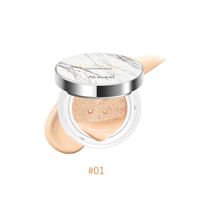 

Air Cushion Marble BB Cream Nude Makeup Concealer Moisturizing Foundation Non Blooming Easy to Wear BB Cream