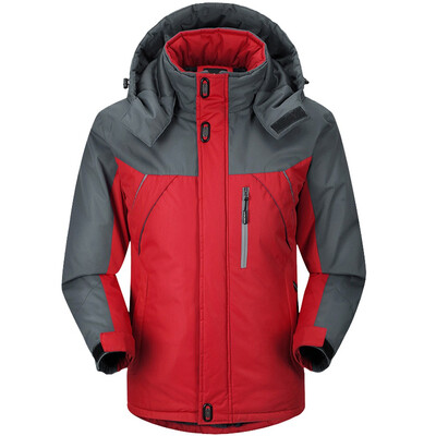 

Gobestart Men Winter Long Sleeve Warm Hooded Zip Thick Fleece Coat Outwear Wind Jacket