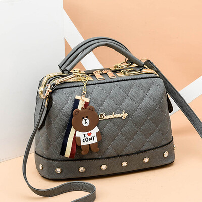 

2018 autumn&winter trend new single shoulder diagonal small bag Korean fashion handbag small square bag small