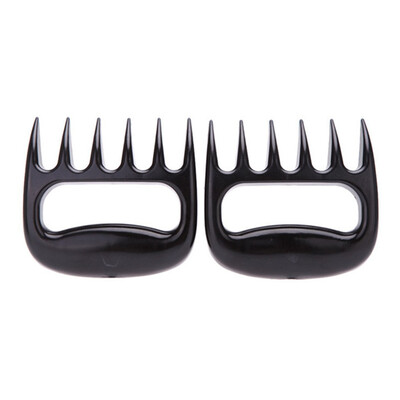 

2PCSSet Outdoor Bear Paws Forks Kitchen BBQ Tool Multi-Functional Meat Divider Claws Holder Handler Tongs Pull Shred Shredder
