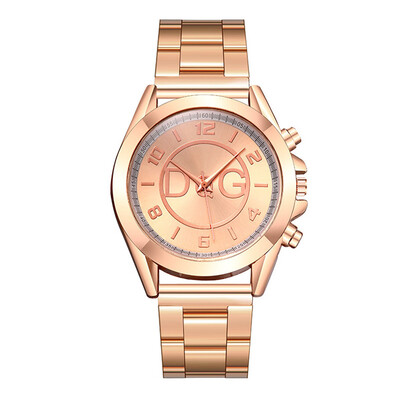

Luxury Women Watches Scale Dial Ladies Analog Quartz Wristwatch DesignRose Gold Alloy Strap Simple Clock Dress Montre Femme