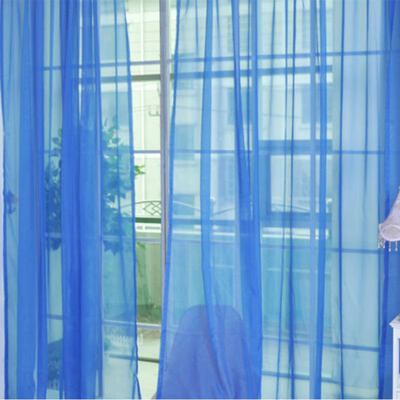 

Solid Mesh Curtain Decorative Mesh Net Curtain For Home Hotel 1 Panel