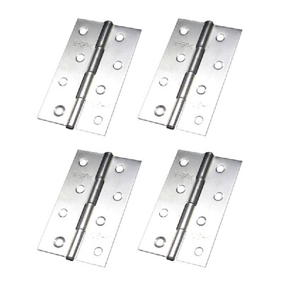

4pcs Stainless Steel Folding Butt Hinges Back Flap Hinge Home Furniture Hardware Door Hinge