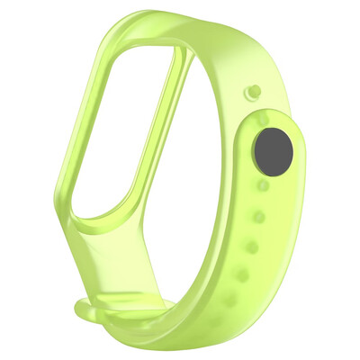 

ECSEM Sport Band for Xiaomi mi Band 3 Smart Bracelet WristbandClear Silicone Watch Strap for Xiaomi Mi Band 3 Fitness Tracker