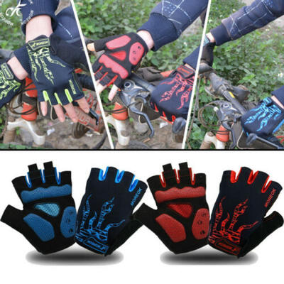 

Unisex Cycling MTB Bike Glove Sports Antiskid Half Finger Breathable Gloves
