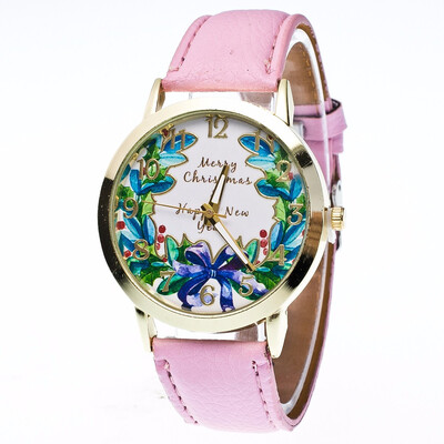 

Tree Christmas Eve New Ornaments Decoration Elderly Analog Quartz Merry Christmas Happy New Year Vogue Watches Envio Gratis
