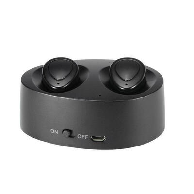 

Mini Wireless Bluetooth V41 StereoInductive Magnet Charging Hands-free 12000mAh Battery Sport Headset W Mic